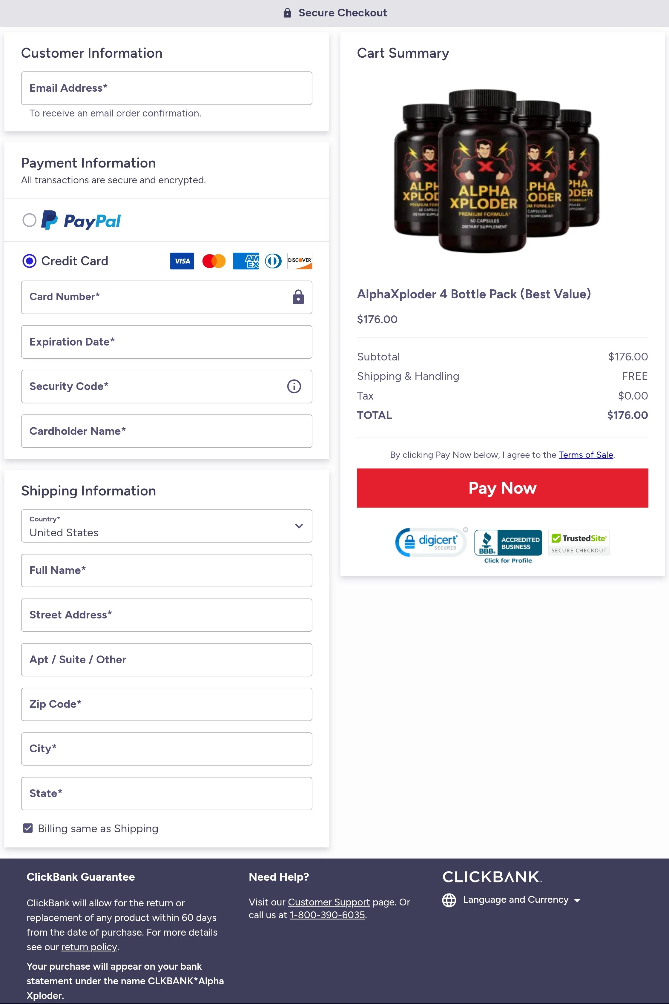 Alpha Xploder order form